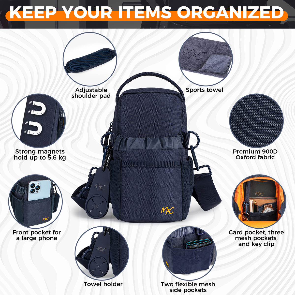 M2C® Magnetic Bottle Bag - M2C Products - specifications
