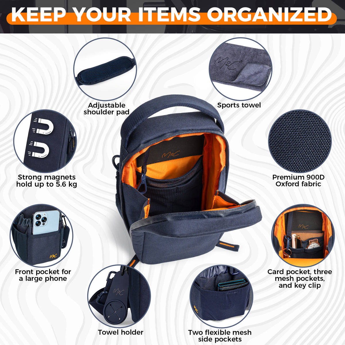 M2C® Magnetic Bottle Bag - M2C Products specifications