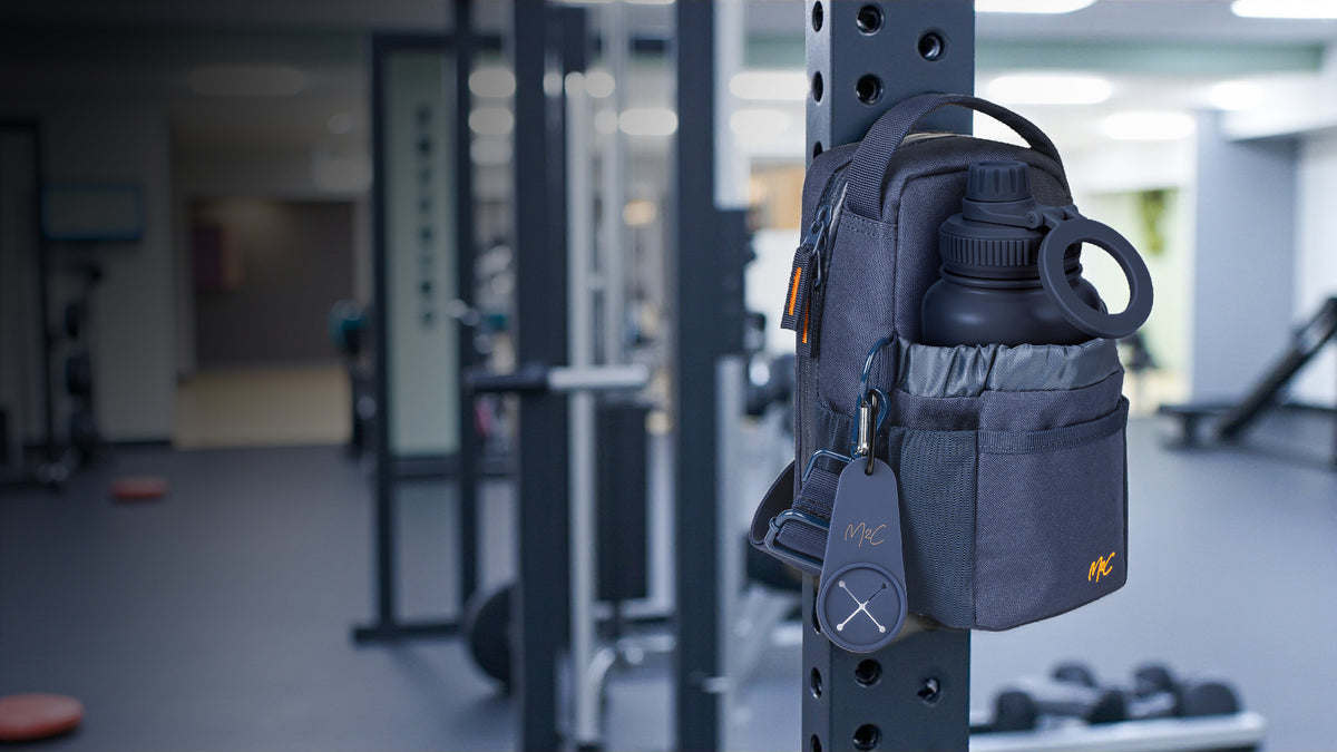 Your gym essentials. Always within reach.