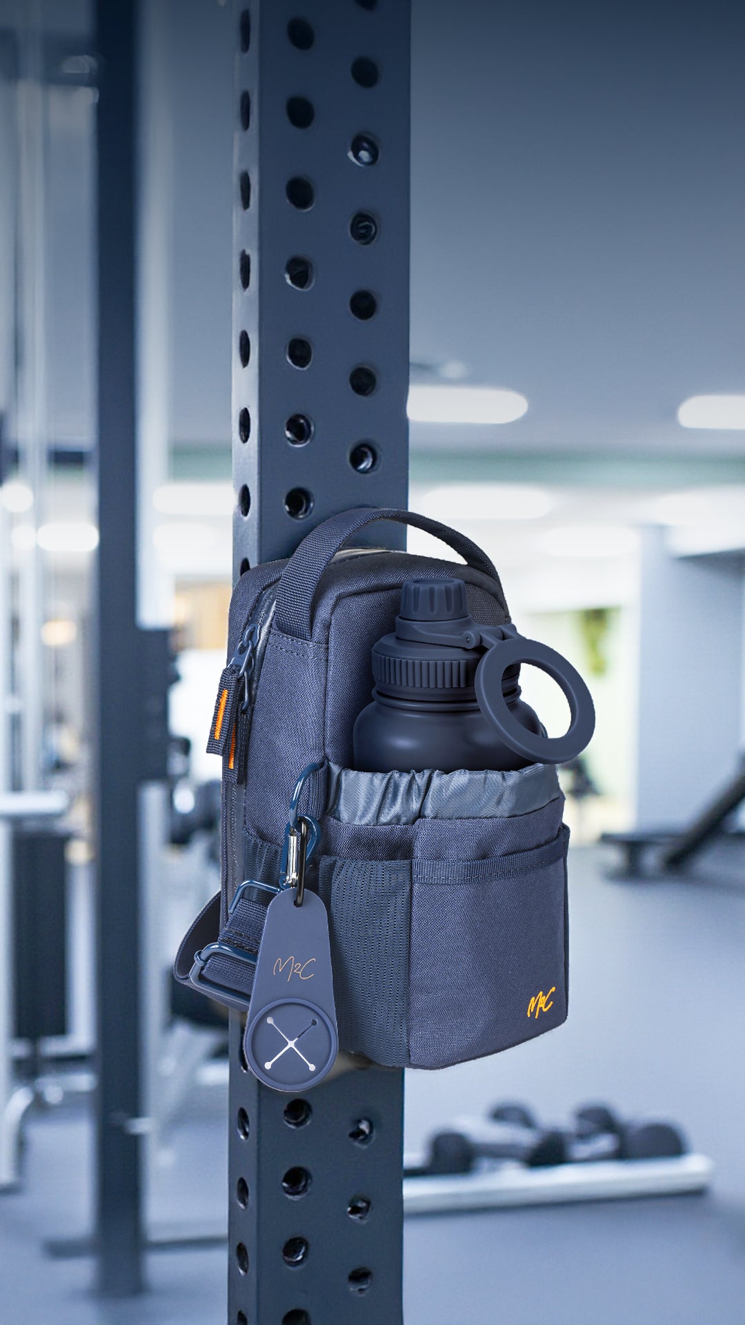 Borsa magnetica da palestra, borsa magnetica per bottiglia d'acqua con Borsa magnetica da palestra, borsa magnetica per bottiglia d'acqua con